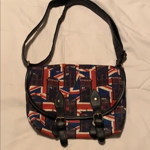 Dr. Who Tardis/Union Jack Crossbody Handbag